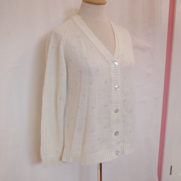 Kari Lynn Originals 1970s Vintage Cardigan- Sz. Med - Picture 4 of 9